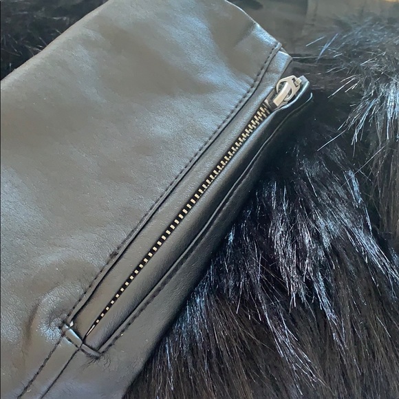 Piperlime Collection Faux Leather Faux Fur Jacket - Picture 4 of 4